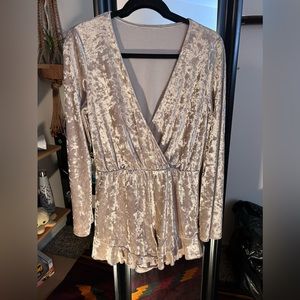 Velvet romper